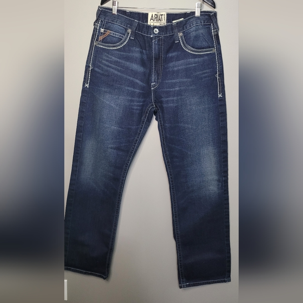 Ariat Men's Slim Straight Jeans 40/34 Denim Western